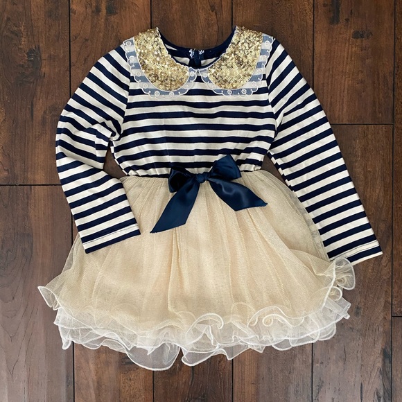 3t navy blue dress